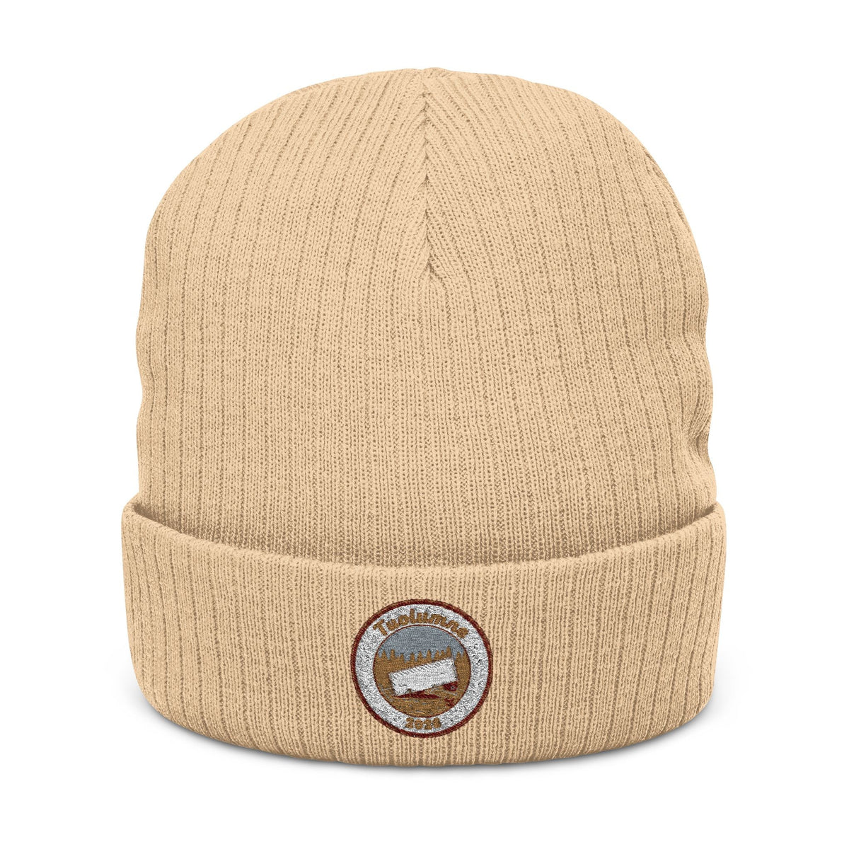 Ribbed Knit Beanie (Embroidery)