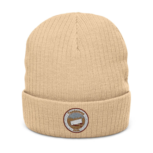 Ribbed Knit Beanie (Embroidery)