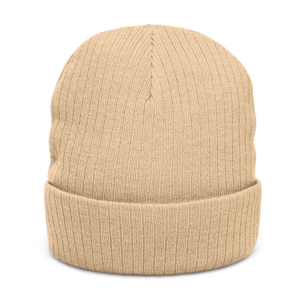 Tuolumne Ribbed Knit Beanie (Embroidery)