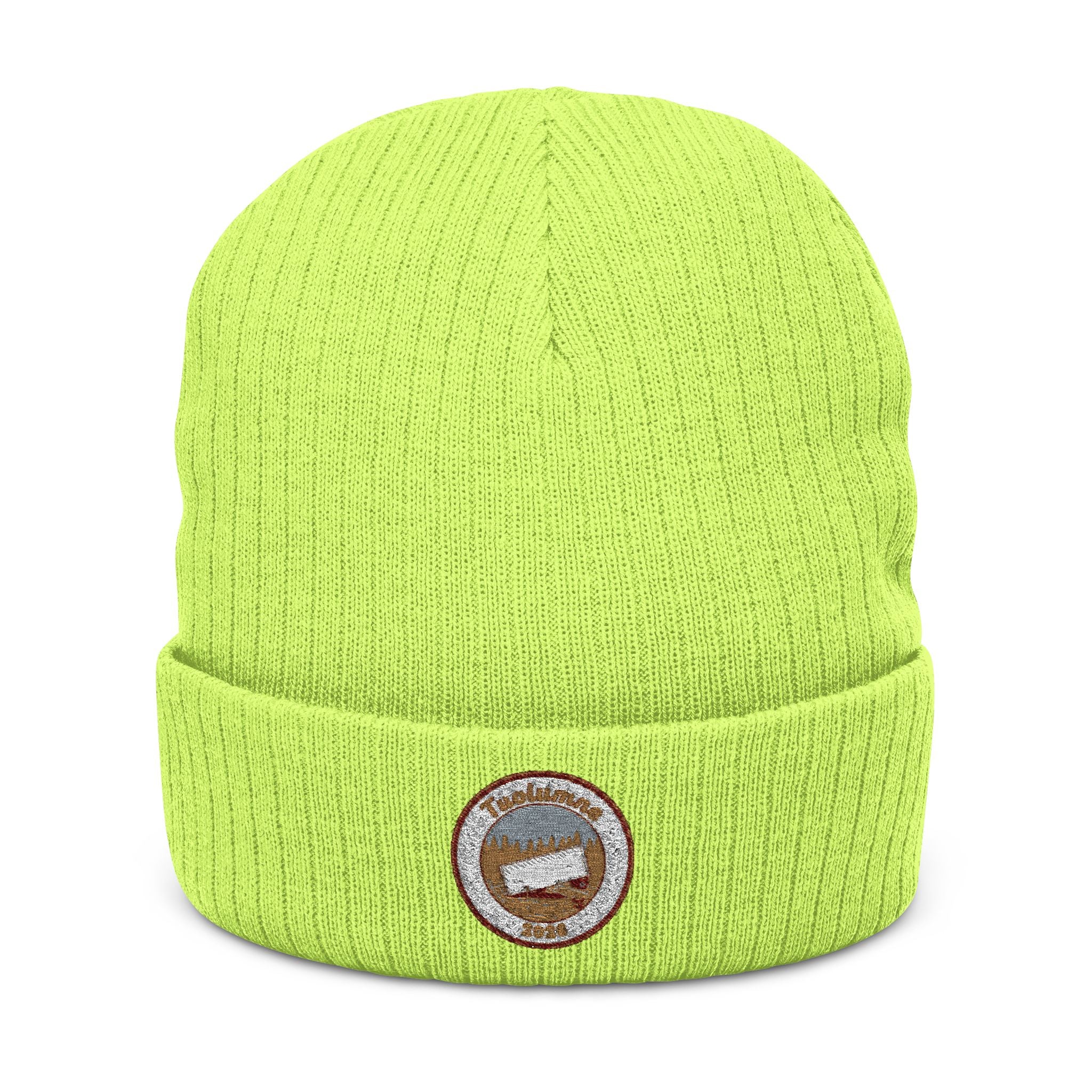 Ribbed Knit Beanie (Embroidery)