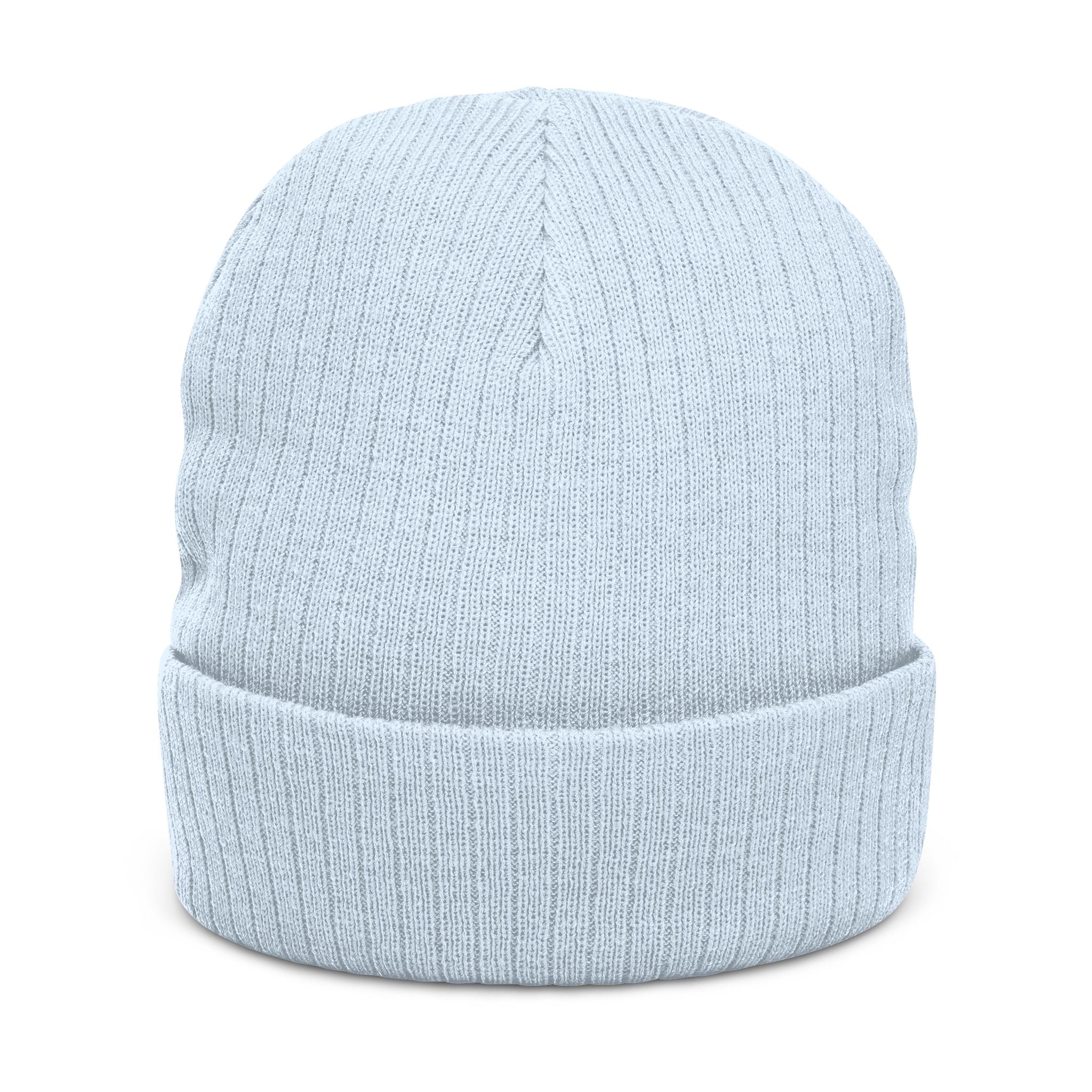 Tuolumne Ribbed Knit Beanie (Embroidery)