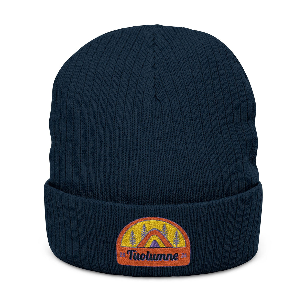 Tuolumne Ribbed Knit Beanie (Embroidery)