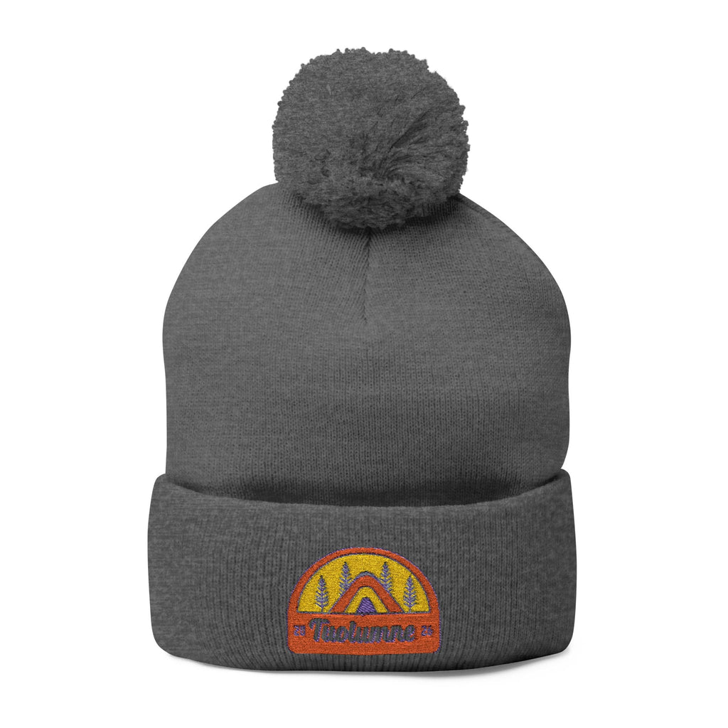 Pom-Pom Knit Cap (Embroidery)