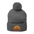 Pom-Pom Knit Cap (Embroidery)