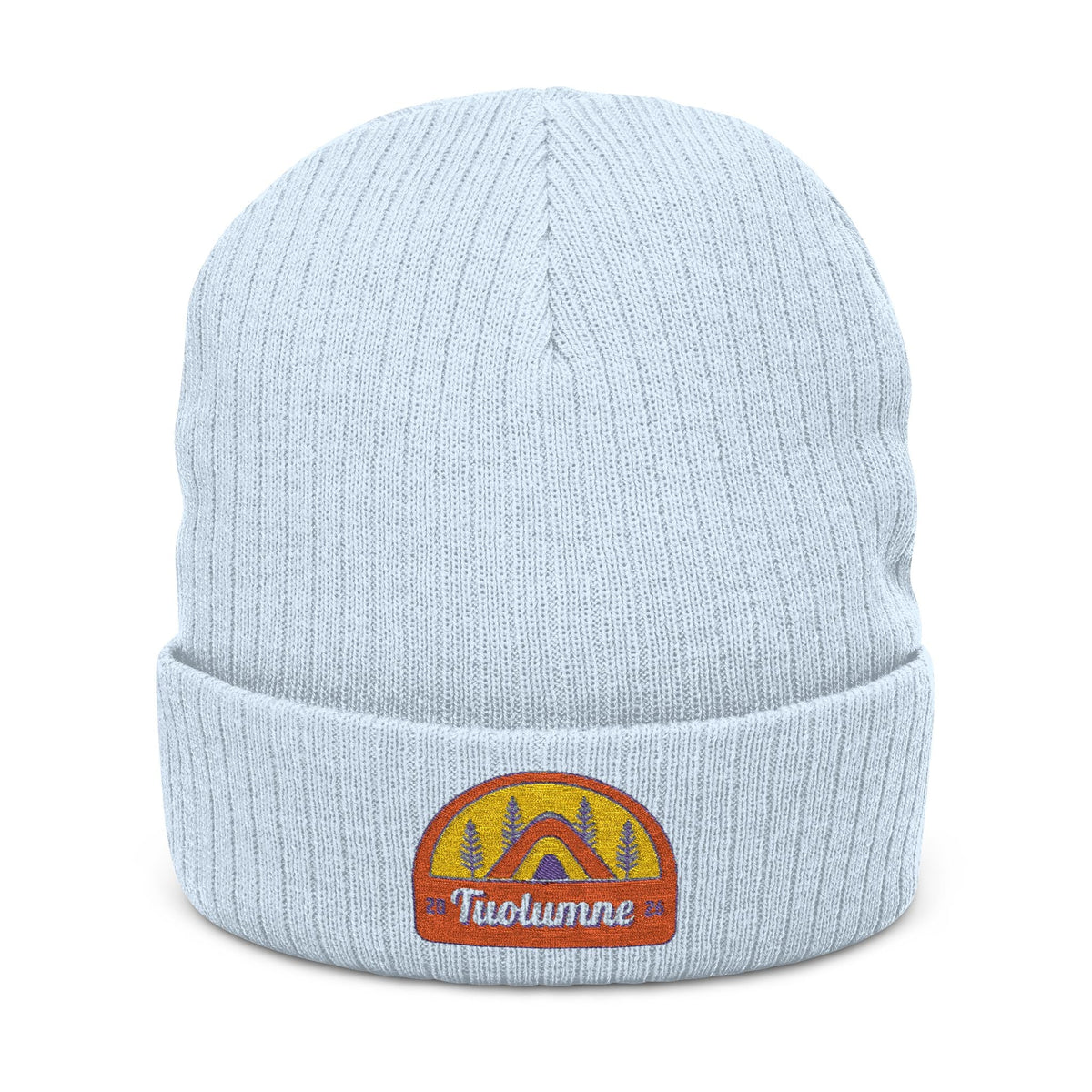 Tuolumne Ribbed Knit Beanie (Embroidery)